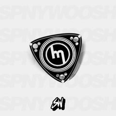 mazda m logo rotary engine sticker