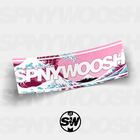 Pink Wave SPNYWOOSH Slap Sticker