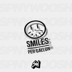 smiles per gallon sticker