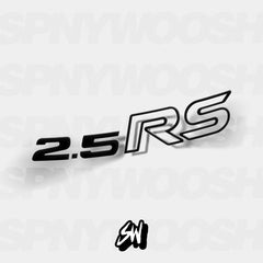 Subaru 2.5RS logo sticker