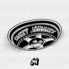 Sweet Johnnies wheel vinyl sticker