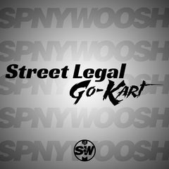 Street Legal Go-Kart Vinyl Decal