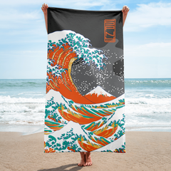 Summer Vibes - Great Wave Beach Towel