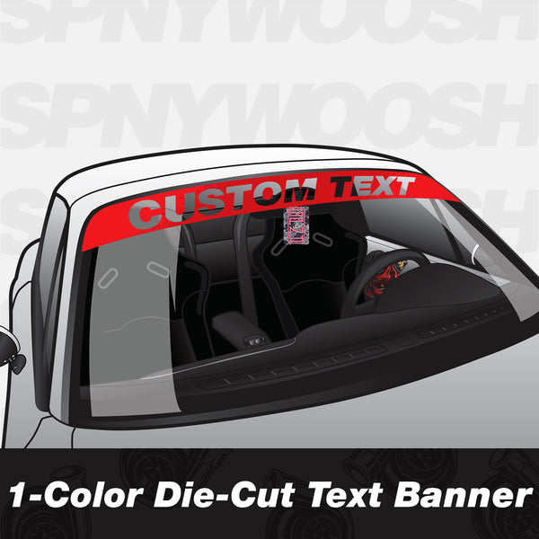 1 x Opel Sticker for Windshield or Back Window - Red 