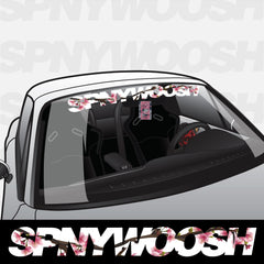 Sakura Spinnywhoosh Window Banner