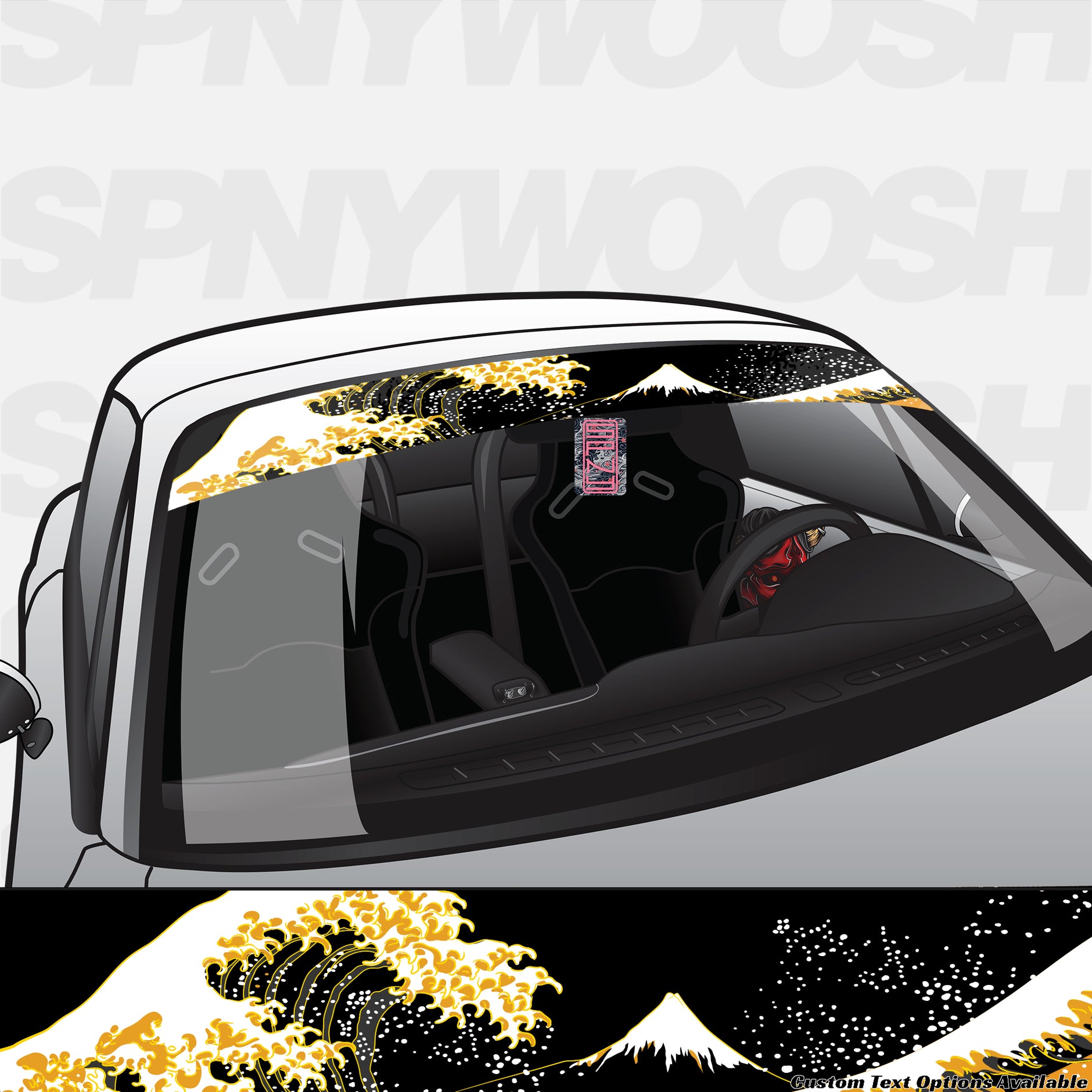 Windshield Banner - Specialty Printed Banners – Spinnywhoosh Graphics