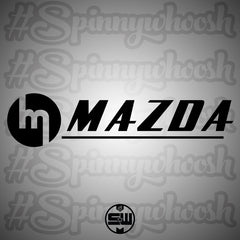 Retro Mazda Logo Decal